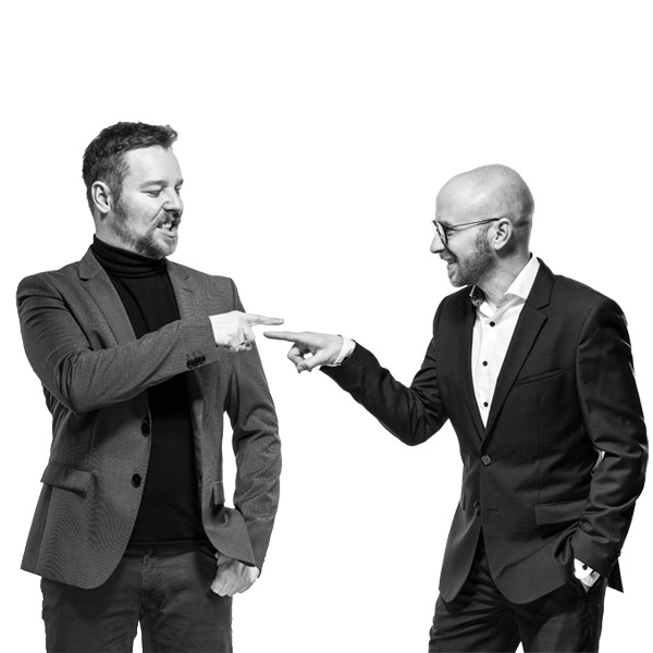 Fabian Scherer und Werner Schmid, Gesellschafter, Marketinghelden, Regensburg